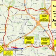 Sperre Großendorf Baustelle Eberstalzell - L1244 km 3,22 bis km 5,137