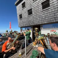 Abschluss auf der Naturfreunde Hütte
