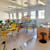 Schulklasse Ausweichquartier BildungsCampus Vorchdorf