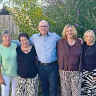 Vereinsvorstand mit Christine Steinmaurer, Ulli Aitzetmüller, Obmann Wolfgang Eigner, Stv. Anita Hüll und Christine Helmberger - nicht am Bild: Gerhard Krumphuber 