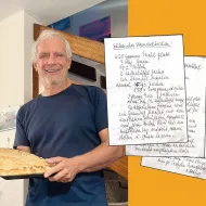 Omi’s Original Schlesischer Streußelkuchen - nachgebacken von Thomas Rampetsreiter (Lambach) nach Rezept von Annemarie Schwarz, Görlitz 1913