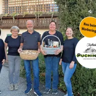Am Freitag und Samstag im Hofladen: Iris Edlinger, Veronika, Ernst Puchinger, Sandra Pammer-Prechtl, Corina Sperl. Hofladen-Onlineshop: www.hofladenpuchinger.com 