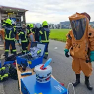 Erstmals gemeinsam bei einem solchen Einsatz in Vorchdorf