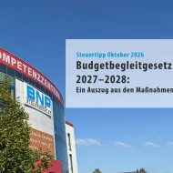 BNP-Steuertipp  - Oktober 2026