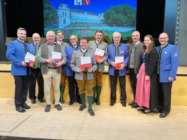Blasmusikehrungen Vorchdorf 2023 - Marktmusik und Siebenbürger Vorchdorf