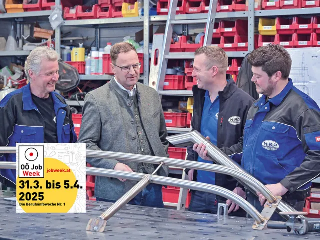 Metallbau Prielinger Vorchdorf - Rückenwind durch OÖ Job Week 2025