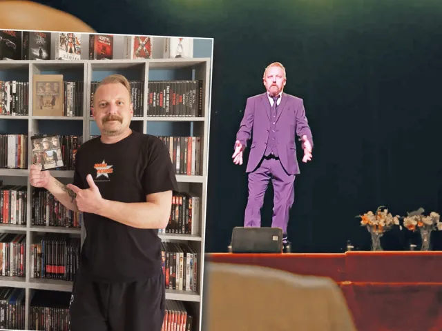 Markus Aitzetmüller vor der bayerischer Filmkamera Brandl Pictures