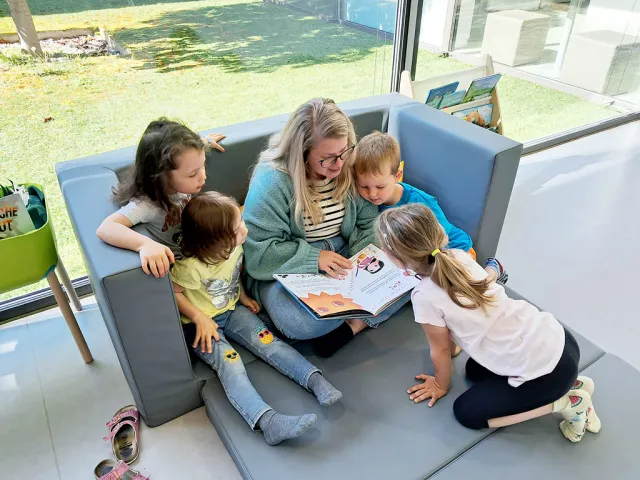 Lesegarten - neu seit April 2025 im Kindergarten Fischböckau, Vorchdorf
