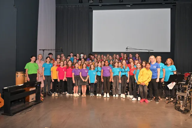 Musikmittelschule Vorchdorf beim Schulkonzert "Phantom der Schule" am 5. Juni 2025