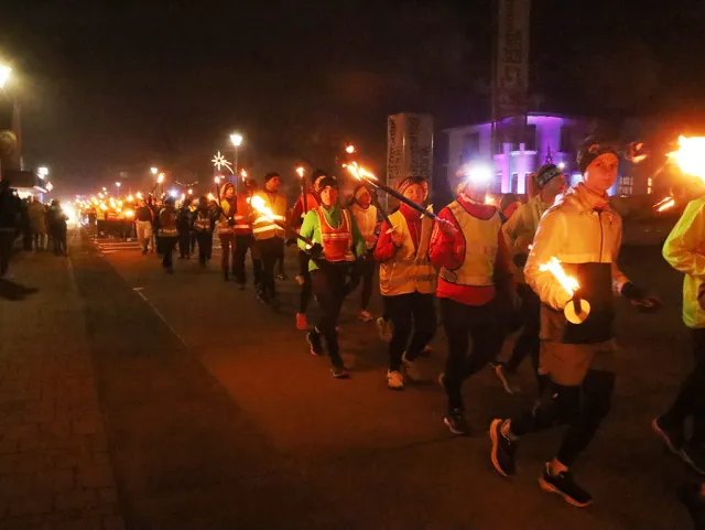Friedenslicht Marathon 2025 in Vorchdorf