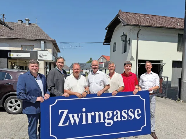 Zwirngasse Vorchdorf - Einigkeit über alle Fraktionen und Werbering über die weiteren Schritte