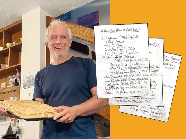Omi’s Original Schlesischer Streußelkuchen - nachgebacken von Thomas Rampetsreiter (Lambach) nach Rezept von Annemarie Schwarz, Görlitz 1913