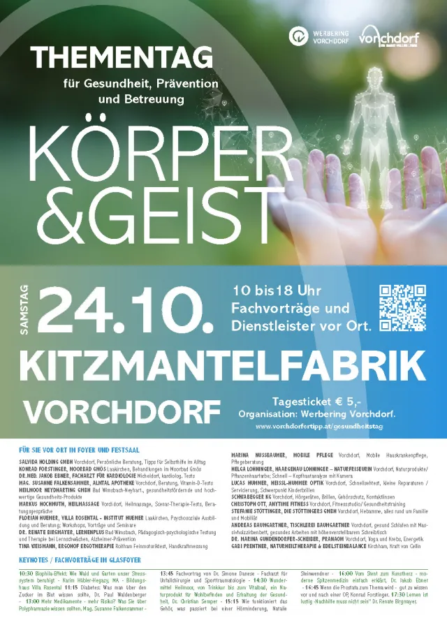 Tag der Gesundheit - Für Körper und Geist - Vorchdorf - 24.10.2026